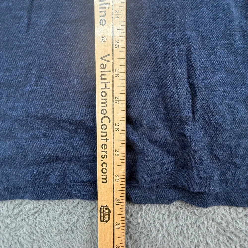 Polo Ralph Lauren Polo Shirt Mens‎ XLT Blue Heathered Short Sleeve Pony Logo